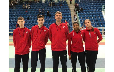 Quentin Pladys remporte le match Junior Homme pour sa 1ère sélection en équipe de France