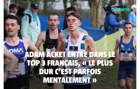 Adam ACKET monte sur le podium aux France de Cross
